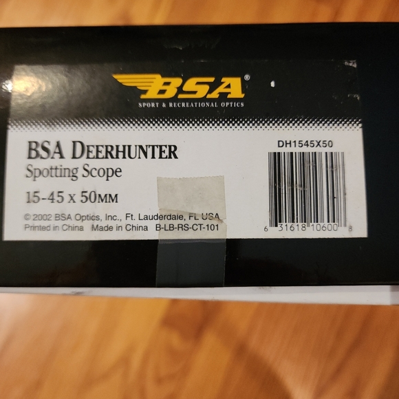 NIB BSA Deerhunter Spotting Scope DH1545X50 - Picture 2 of 2